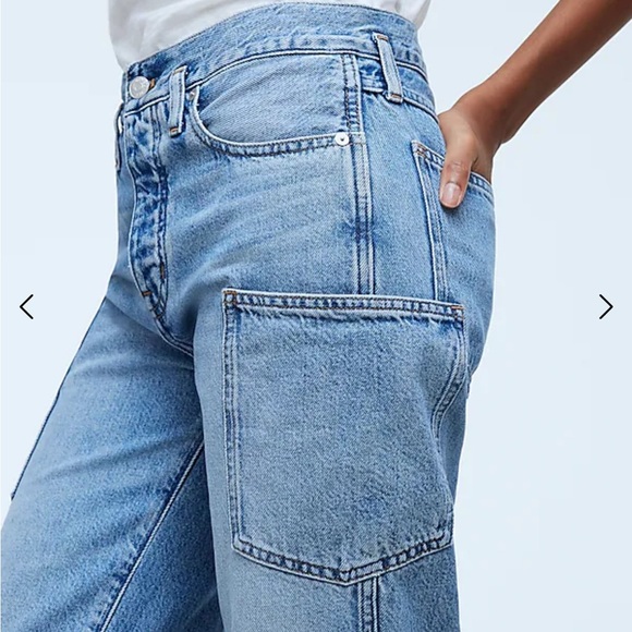NWT Madewell low slung straight jeans pocket edition - Picture 5 of 14